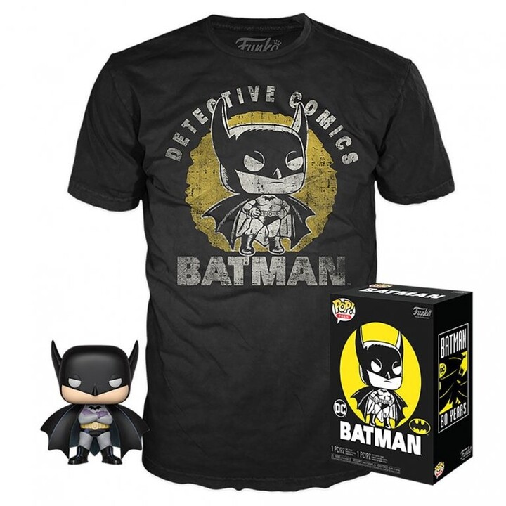 Set DC Comics - Batman figurka POP! a pánské tričko (XL)_370859949
