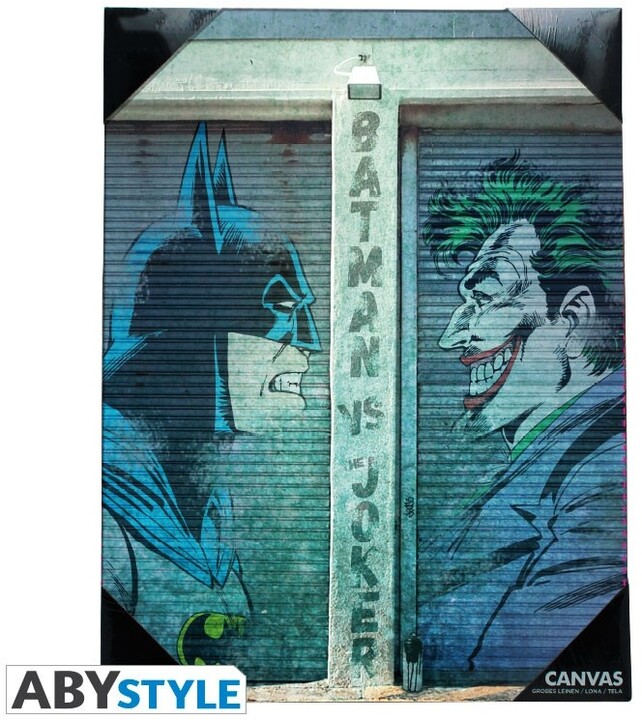 Obraz DC Comics - Batman vs. Joker, plátno, (30x40)_1221121270