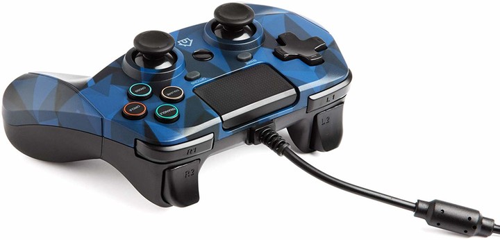 Snakebyte Game:Pad 4 S, modré camo (PS4, PS3)