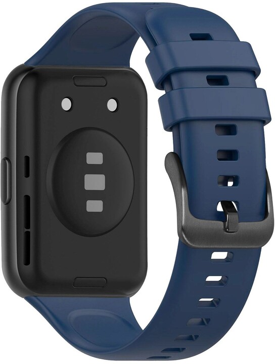 FIXED silikonový řemínek pro Huawei Watch FIT 2, modrá_2008225634
