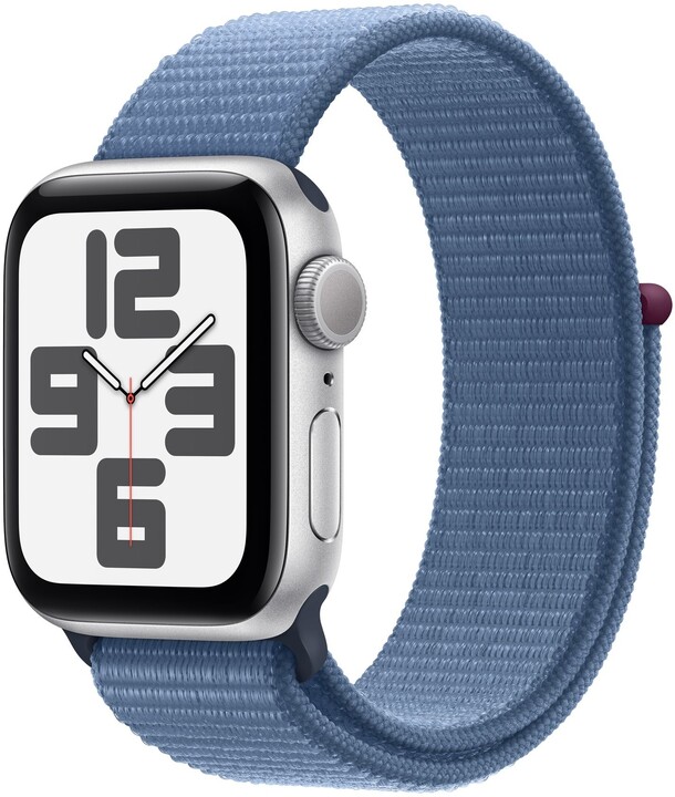 Apple Watch SE 2023, 40mm, Silver, Winter Blue Sport Loop_1380171381