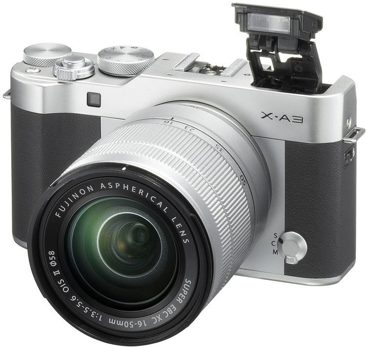 Fujifilm X-A3 + XC 16-50mm, stříbrná/černá_261528822