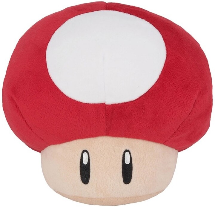 Plyšák Nintendo Super Mario - Red Mushroom, 15cm_815812632