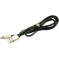 MIZOO USB/micro USB kabel X28-10m, tmavá kamufláž
