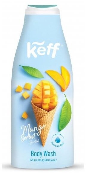 Keff Mycí gel - Mango sorbet, 500ml_919382397