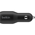 Belkin nabíječka do auta 2xUSB-C, PD, 36W, černá_2121577868