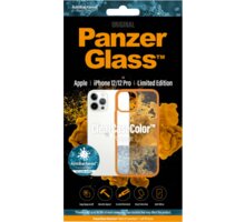 PanzerGlass ochranný kryt ClearCase pro iPhone 12/12 Pro, antibakteriální, oranžová_2026202777