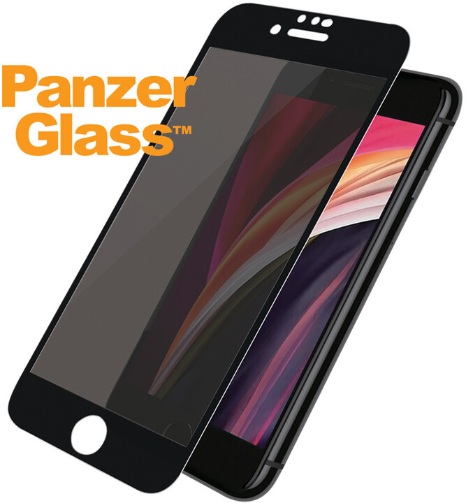PanzerGlass Edge-to-Edge pro Apple iPhone 6/6s/7/8/SE(2020)/SE(2022), Privacy, černá_1954672502
