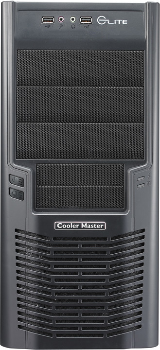 CoolerMaster Elite 430, okno, černá_976624054
