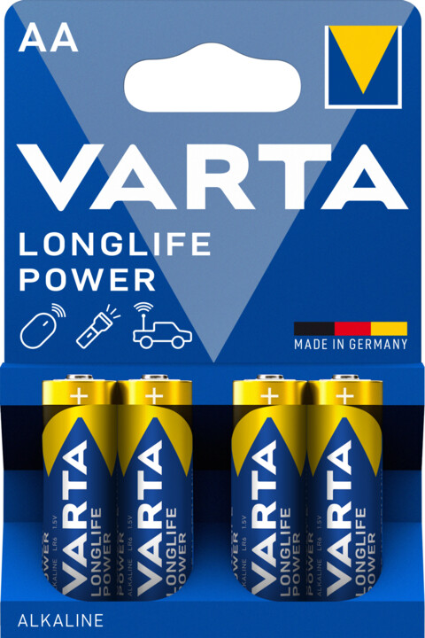 VARTA baterie Longlife Power AA, 4ks