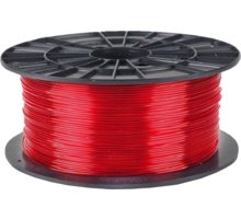 Filament PM tisková struna (filament), PETG, 1,75mm, 1kg, transparentní červená O2 TV HBO a Sport Pack na dva měsíce