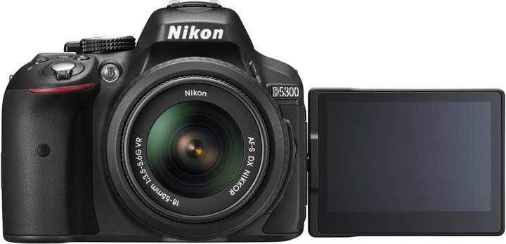Nikon D5300 + 18-55 VR + 70-300 VR, černá_1241642757