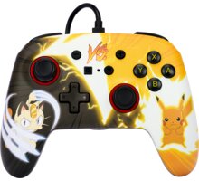 PowerA Enhanced Wired Controller, Pokémon: Pikachu vs. Meowth (SWITCH) NSGP0039-02