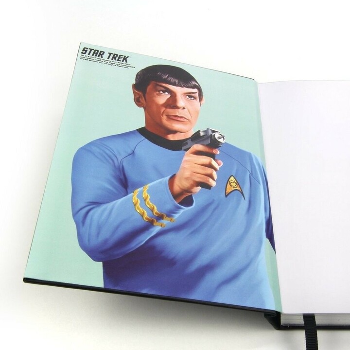 Zápisník Star Trek - Spock Journal, čtverečkovaný, pevná vazba, A5_2114928622