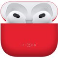 FIXED ultratenké ochranné pouzdro Silky pro Apple AirPods (2021), červená_480129