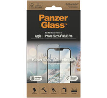 PanzerGlass ochranné sklo pro Apple iPhone 14/13/13 Pro s Anti-reflexní vrstvou a instalačním rámečkem 2787