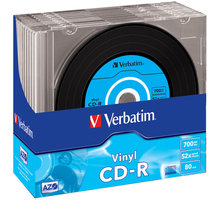 Verbatim CDR DL Plus Vinyl 48x 80 minut slim 10 43426