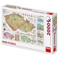 Puzzle Dino Mapy České Republiky, 2000 dílků_1023462702
