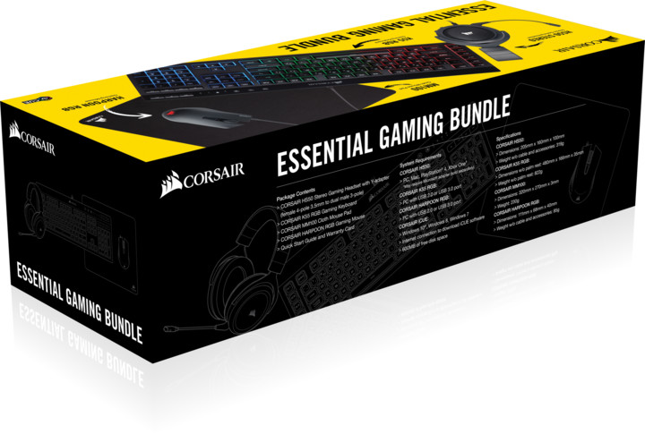 CORSAIR Essential Gaming Bundle, US_2121311016