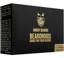 Vitamíny Angry Beards Beardroids, pro růst vousů,kapsle, 60 ks Poukaz 200 Kč na nákup na Mall.cz + O2 TV HBO a Sport Pack na dva měsíce