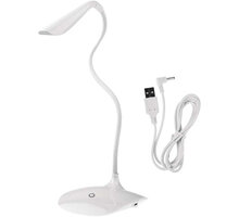 Emos LED stolní lampa D08, s USB, bílá_1007477301