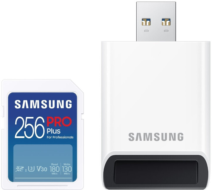 Samsung SDXC 256GB PRO Plus + USB adaptér_540895321