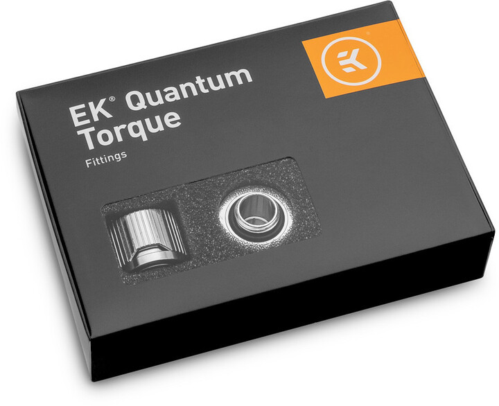 EK Water Blocks EK-Quantum Torque STC 10/16 - 6Pack, stříbrná_907329335