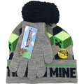 Čepice Minecraft - Time to Mine, s rukavicemi_560859301
