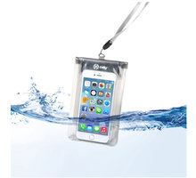 CELLY Splash Bag univerzální voděodolné pouzdro pro telefony 5,7 &quot;, bílé_228217355