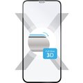 FIXED ochranné tvrzené sklo pro Apple iPhone 12/12 Pro, Full-Cover, 3D, černá