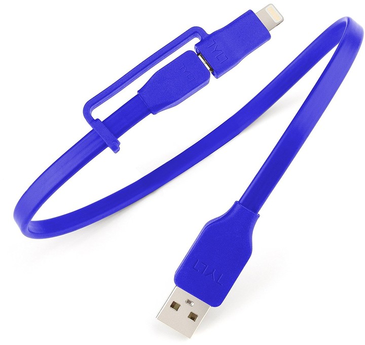 TYLT SYNCABLE-DUO Lightning/Micro USB (60cm) Modrá_1297262653