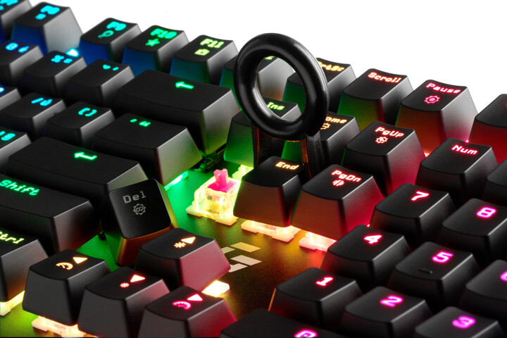 CZC.Gaming Hexblade, herní klávesnice, Cherry MX Silent Red, CZ_269609998