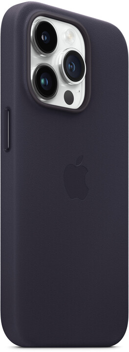 Apple kožený kryt s MagSafe pro iPhone 14 Pro, inkoustově fialová_272265134