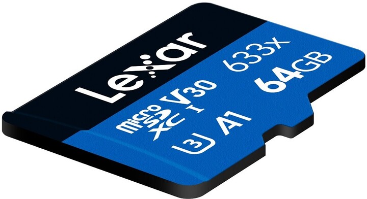 Lexar High-Performance 633x UHS-I U3 (Class 10) micro SDXC 64GB_1845206432