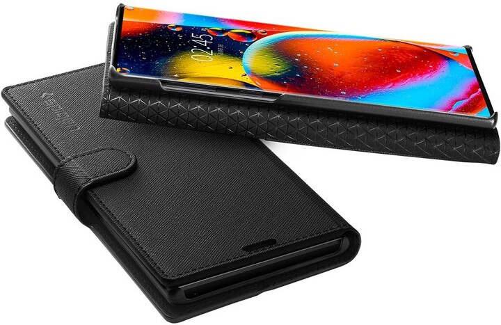 Spigen Wallet S funkce stojánku pro Samsung Galaxy Note10, černá_1717446276