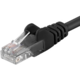 PremiumCord Patch kabel, 0,5m, černá_983315605