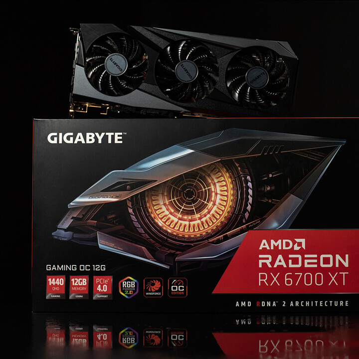 GIGABYTE Radeon RX 6700 XT GAMING OC 12G, 12GB GDDR6_423096535