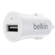 Belkin USB nabíječka MIXIT Metallic do autozásuvky 1x2.4A, bílá