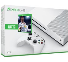 XBOX ONE S, 1TB, bílá + FIFA 18_505801584