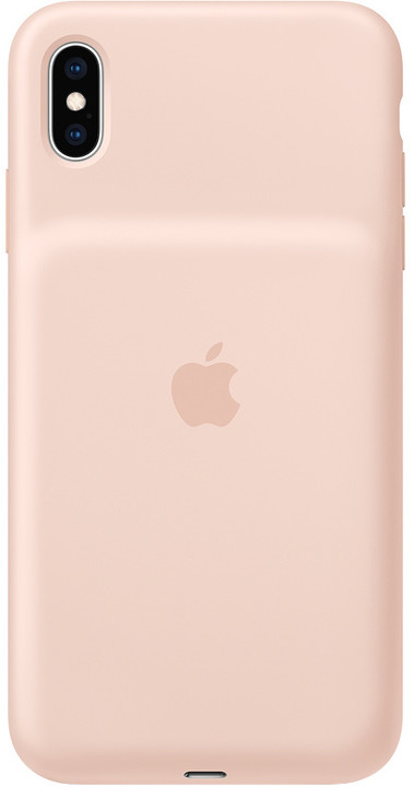 Apple iPhone XS Max Smart Battery Case, pískově růžová_892555356