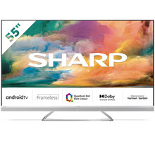 Sharp 55EQ4EA - 140cm Poukaz 200 Kč na nákup na Mall.cz + O2 TV HBO a Sport Pack na dva měsíce