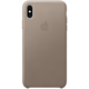Apple kožený kryt na iPhone XS Max, kouřová