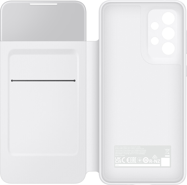 Samsung flipové pouzdro S View Cover pro Galaxy A33 5G, bílá_1951499939