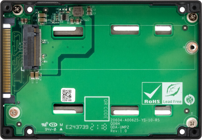 QNAP diskový adaptér QDA-UMP4 - U.2 NVMe SSD do M.2 NVMe SSD PCIe Gen4_798859841