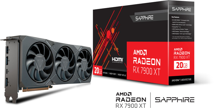 Sapphire AMD Radeon™ RX 7900 XT GAMING, 20GB GDDR6_1077612077