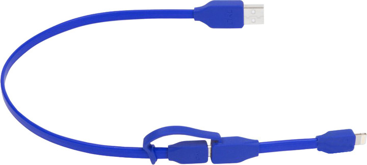TYLT SYNCABLE-DUO Lightning/Micro USB (60cm) Modrá_418664725
