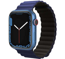 EPICO magnetický pásek pro Apple Watch 42/44/45mm, černá/modrá 63418101300001