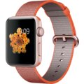 Apple Watch 2 42mm Rose Gold Aluminium Case with Orange/Anthracite Woven Nylon Band
