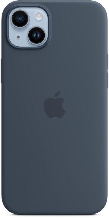 Apple Silikonový kryt s MagSafe pro iPhone 14 Plus, bouřkově modrá_1073398252