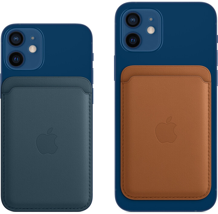 Apple kožená peněženka s MagSafe pro iPhone, Arizona - hnědá